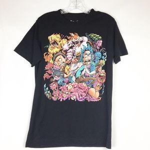 Rick & Morty Fighting Evil Graphic T-shirt